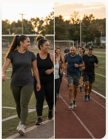OpenStage members training together